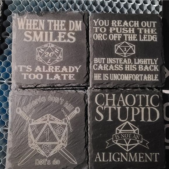 D&D coasters - Picture 1 of 6